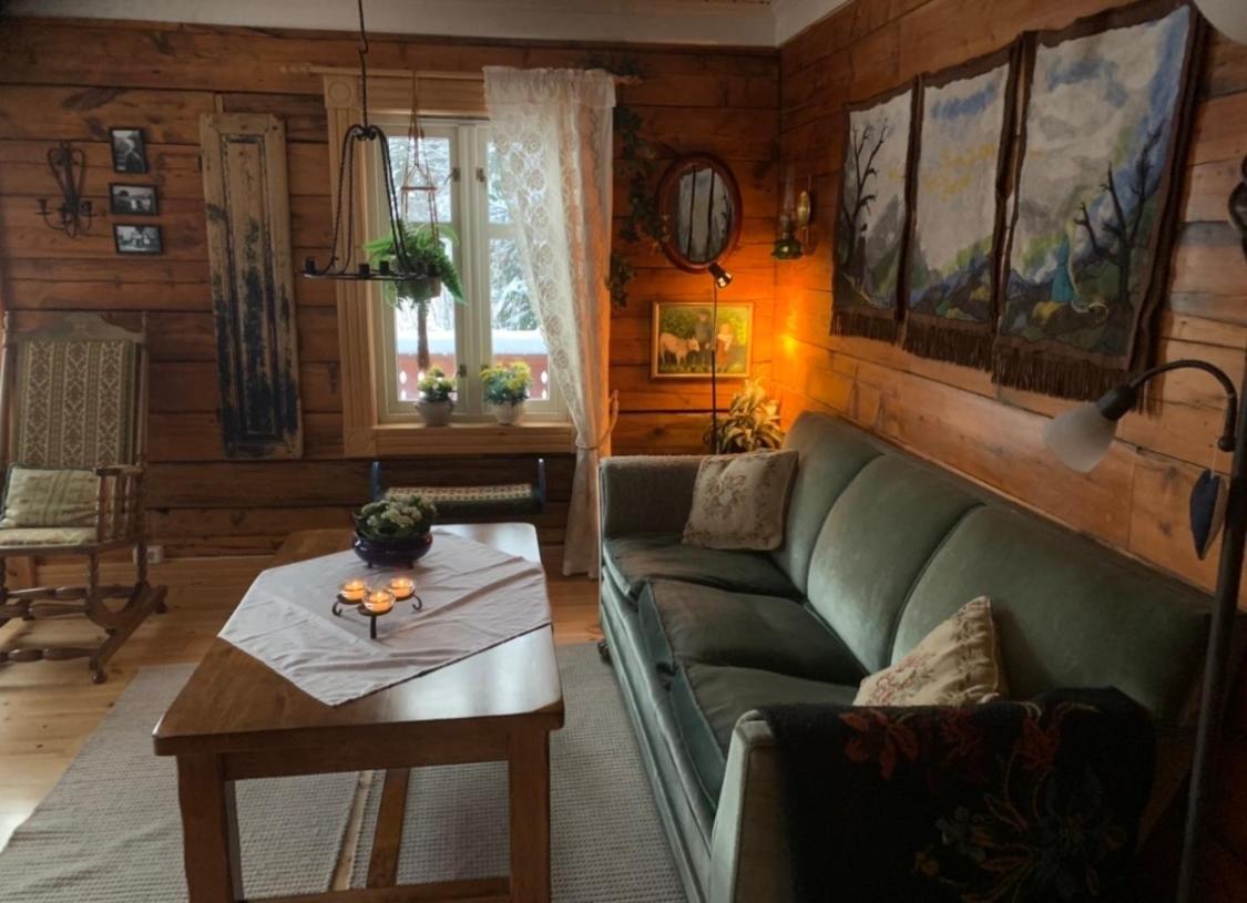 100 Years Old Norwegian Log House In Tromso Villa Luaran gambar