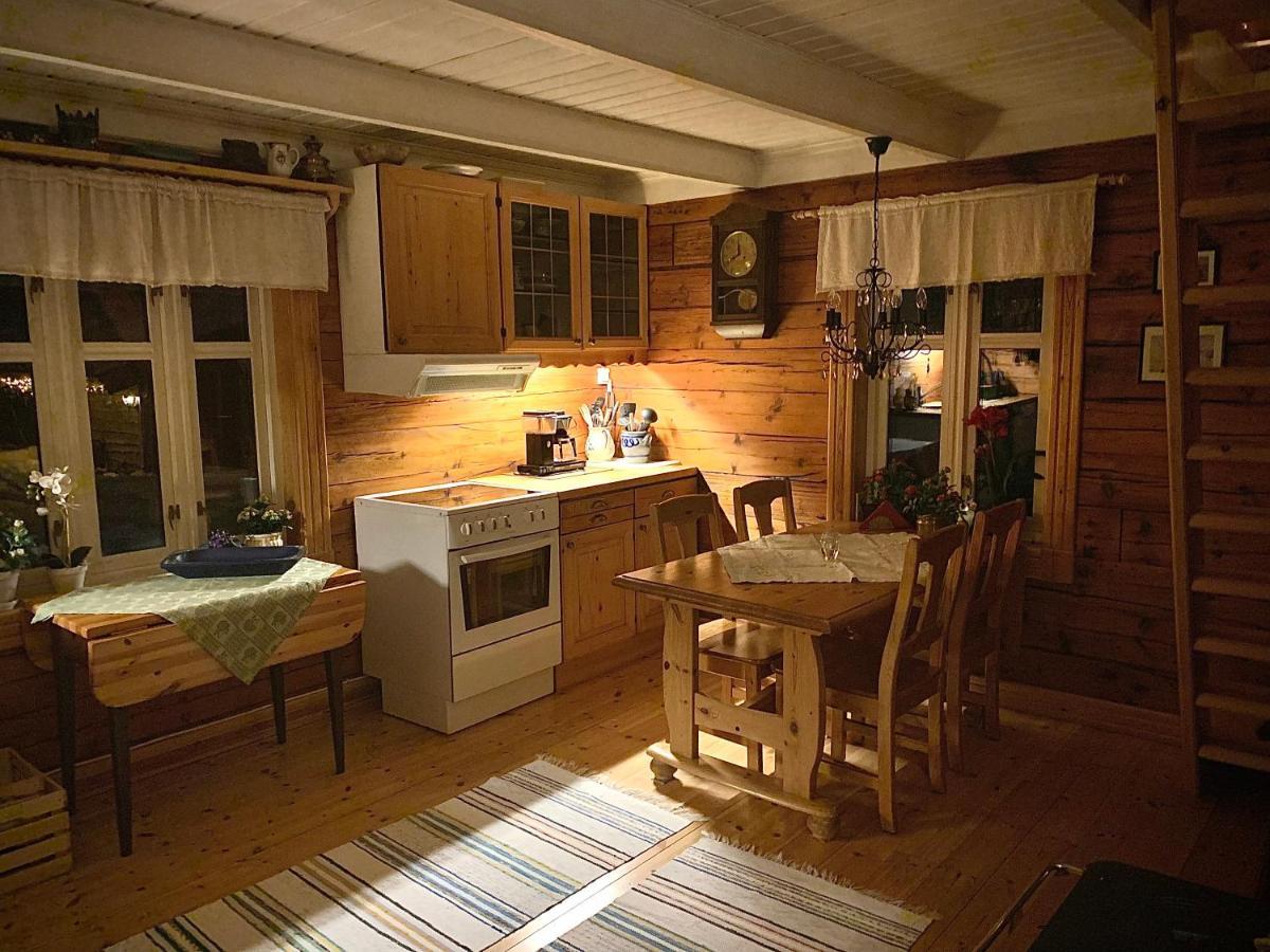 100 Years Old Norwegian Log House In Tromso Villa Luaran gambar
